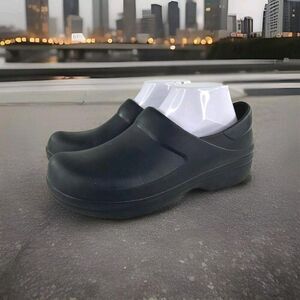 Crocs Neria Pro Clogs Women’s US 9 Black Dual Comfort Slip On Clog Shoes